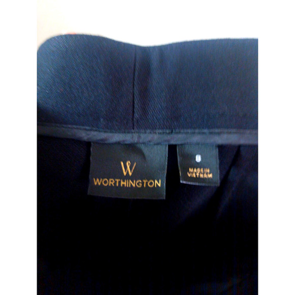 NWT Worthington Women Size 8 Wide Leg Black Pants Work Office - Picture 7 of 7